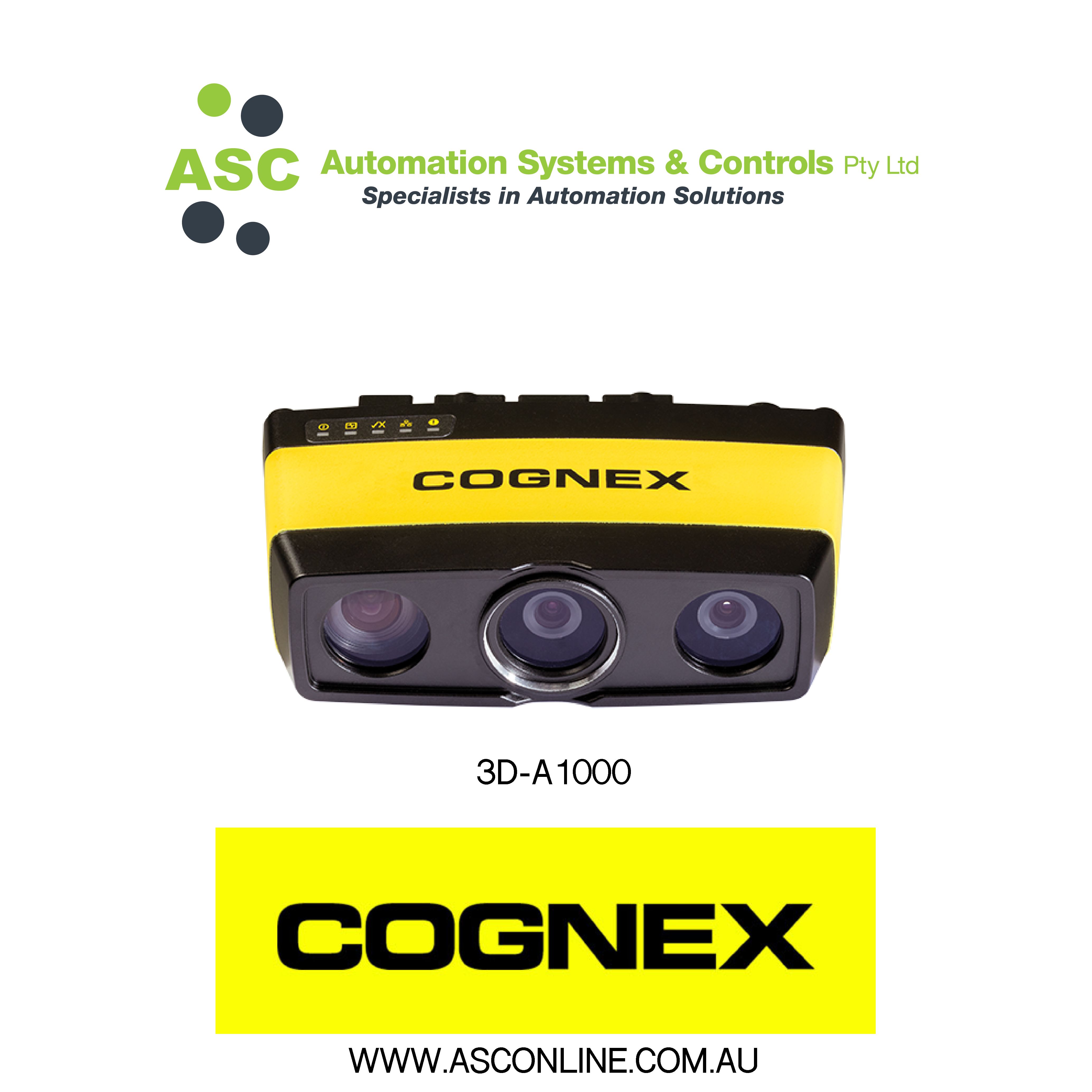 ASC Cognex 3D-A1000 Dimensioning  System